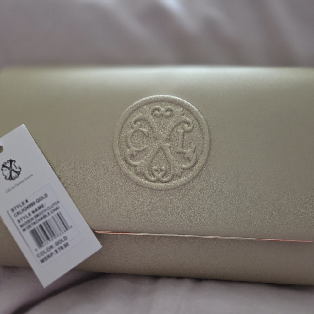 Elegant Cream Clutch by